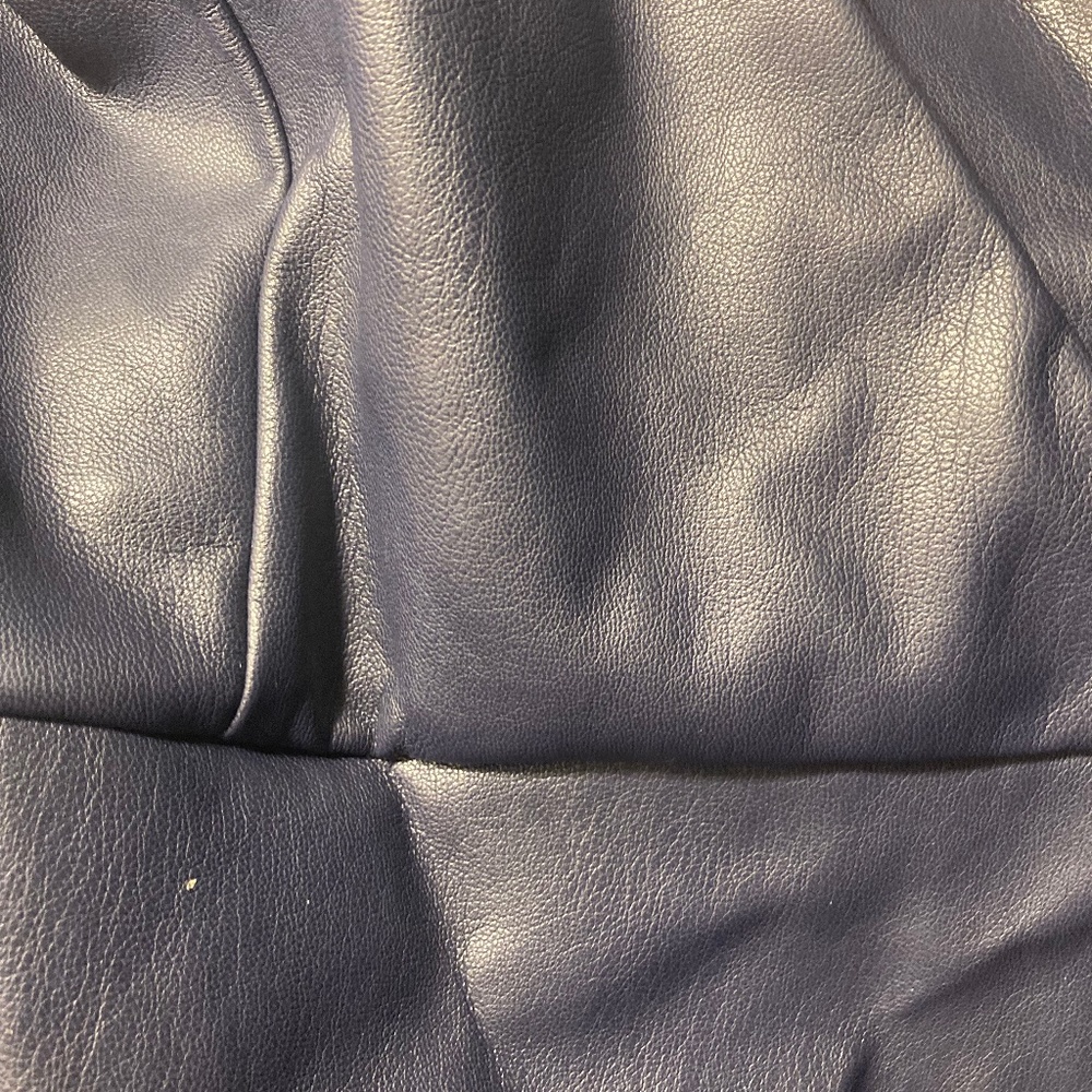 SOLD Chic Eloquii Faux Vegan Leather wrap dress with belt